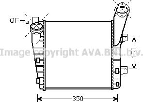 Prasco PR4057 - Intercooler, échangeur cwaw.fr