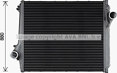 Prasco RE4143 - Intercooler, échangeur cwaw.fr