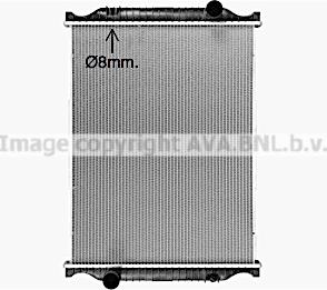 Prasco RE2141N - Radiateur, refroidissement du moteur cwaw.fr