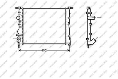 Prasco RN320R003 - Radiateur, refroidissement du moteur cwaw.fr