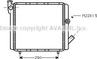 Prasco RT2070 - Radiateur, refroidissement du moteur cwaw.fr