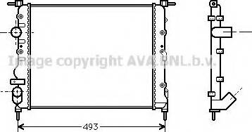 Prasco RT2218 - Radiateur, refroidissement du moteur cwaw.fr