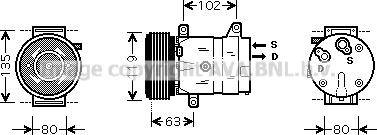 Prasco RTAK440 - Compresseur, climatisation cwaw.fr