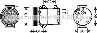 Prasco RTAK429 - Compresseur, climatisation cwaw.fr