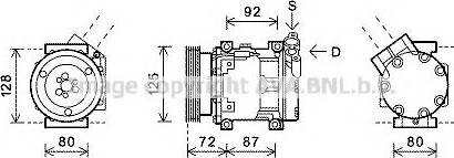 Prasco RTK468 - Compresseur, climatisation cwaw.fr