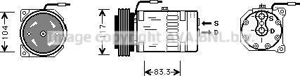 Prasco RTK403 - Compresseur, climatisation cwaw.fr