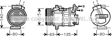 Prasco RTK486 - Compresseur, climatisation cwaw.fr