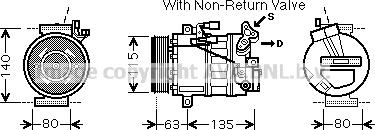 Prasco RTK487 - Compresseur, climatisation cwaw.fr