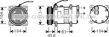 Prasco RTK435 - Compresseur, climatisation cwaw.fr