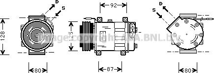 Prasco RTK046 - Compresseur, climatisation cwaw.fr