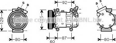 Prasco RTK080 - Compresseur, climatisation cwaw.fr