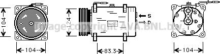 Prasco RTK038 - Compresseur, climatisation cwaw.fr