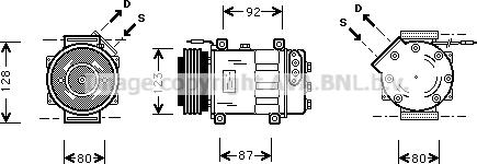 Prasco RTK037 - Compresseur, climatisation cwaw.fr