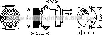 Prasco RTK369 - Compresseur, climatisation cwaw.fr