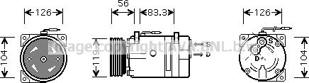 Prasco RTK310 - Compresseur, climatisation cwaw.fr