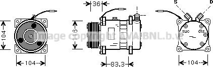 Prasco RTK318 - Compresseur, climatisation cwaw.fr