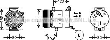 Prasco RTK385 - Compresseur, climatisation cwaw.fr