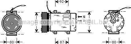 Prasco RTK243 - Compresseur, climatisation cwaw.fr