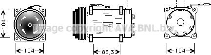 Prasco RTK242 - Compresseur, climatisation cwaw.fr