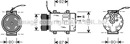 Prasco RTK286 - Compresseur, climatisation cwaw.fr