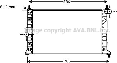 Prasco SB2037 - Radiateur, refroidissement du moteur cwaw.fr