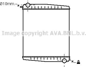 Prasco SC2012N - Radiateur, refroidissement du moteur cwaw.fr