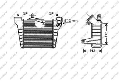 Prasco SK322N003 - Intercooler, échangeur cwaw.fr