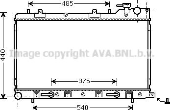 Prasco SU2098 - Radiateur, refroidissement du moteur cwaw.fr