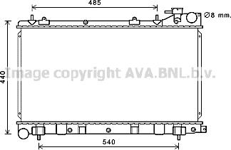 Prasco SU2103 - Radiateur, refroidissement du moteur cwaw.fr