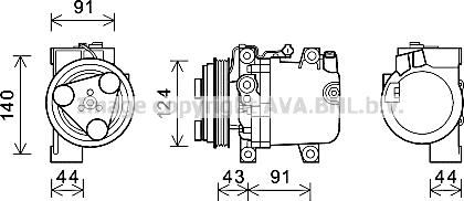 Prasco SUK109 - Compresseur, climatisation cwaw.fr