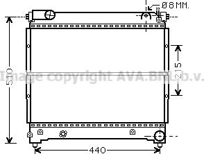 Prasco SZ2074 - Radiateur, refroidissement du moteur cwaw.fr