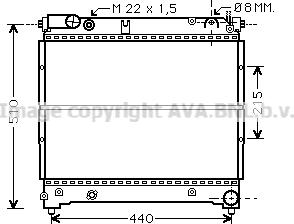 Prasco SZ2070 - Radiateur, refroidissement du moteur cwaw.fr