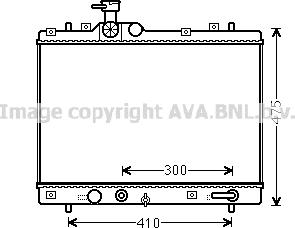 Prasco SZ2138 - Radiateur, refroidissement du moteur cwaw.fr