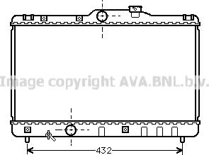 Prasco TO2140 - Radiateur, refroidissement du moteur cwaw.fr