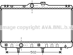 Prasco TO2148 - Radiateur, refroidissement du moteur cwaw.fr