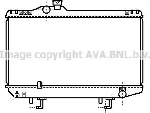 Prasco TO2107 - Radiateur, refroidissement du moteur cwaw.fr