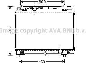 Prasco TOA2482 - Radiateur, refroidissement du moteur cwaw.fr