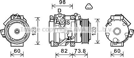 Prasco TOAK726 - Compresseur, climatisation cwaw.fr