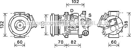 Prasco TOAK721 - Compresseur, climatisation cwaw.fr