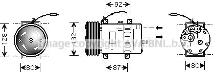 Prasco VLK030 - Compresseur, climatisation cwaw.fr