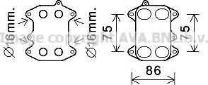 Prasco VN3388 - Radiateur d'huile cwaw.fr