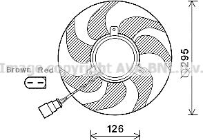 Prasco VN7535 - Ventilateur, refroidissement du moteur cwaw.fr