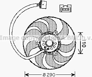 Prasco VN7522 - Ventilateur, refroidissement du moteur cwaw.fr