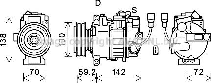 Prasco VNAK385 - Compresseur, climatisation cwaw.fr