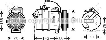 Prasco VNK261 - Compresseur, climatisation cwaw.fr