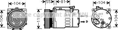 Prasco VNK270 - Compresseur, climatisation cwaw.fr