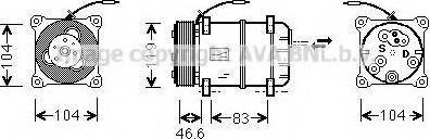 Prasco VOK057 - Compresseur, climatisation cwaw.fr