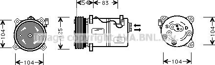 Prasco VOK030 - Compresseur, climatisation cwaw.fr