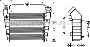 Prasco VW4238 - Intercooler, échangeur cwaw.fr