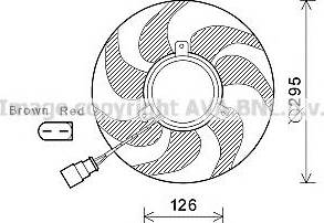 Prasco VW7535 - Ventilateur, refroidissement du moteur cwaw.fr